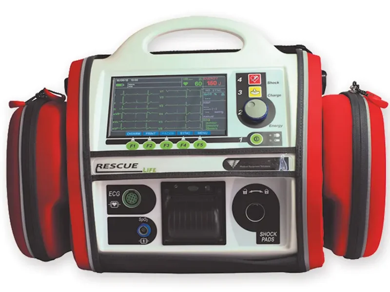 RESCUE LIFE 7″ Defibrillator Monitor